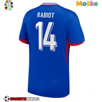 Moške Nogometnih dresov Francija Adrien Rabiot #14 Domači EP 2024 Kratki rokavi